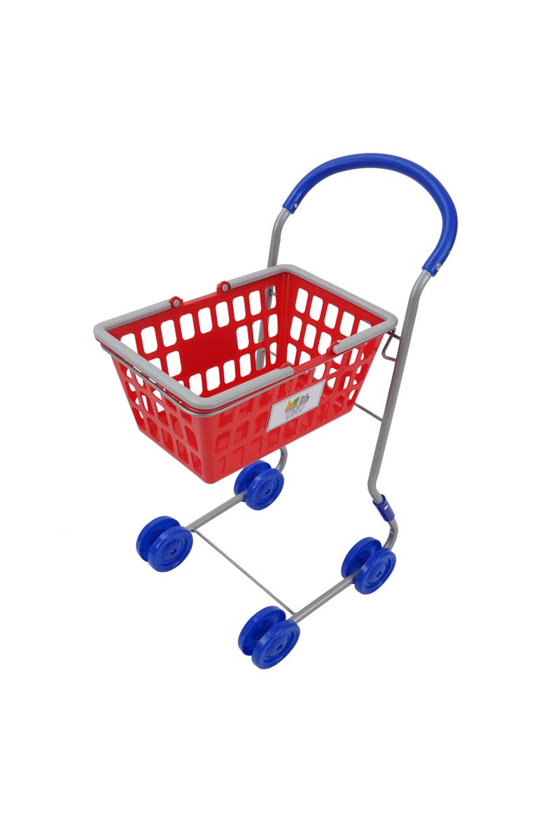 2In1 Red Shopping Cart Converting Shopping Cart & Basket 3+, Alternate, color, Red