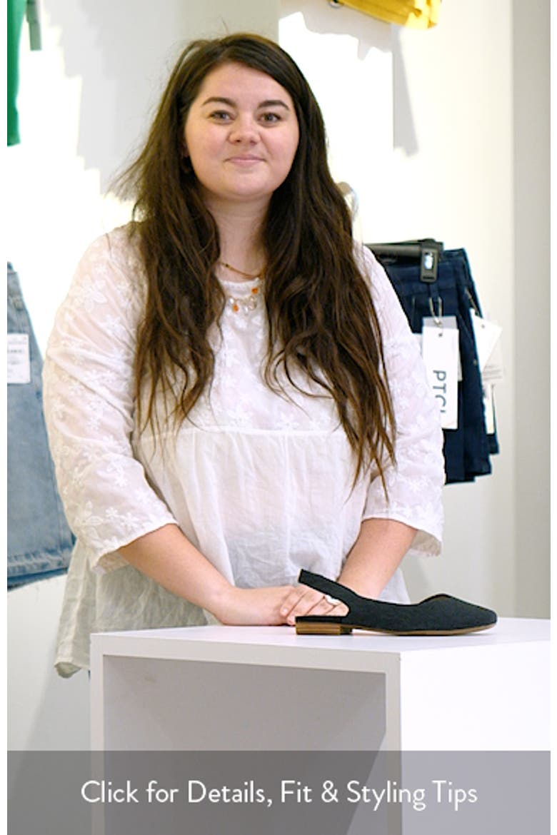 Alene Slingback Half d'Orsay Flat video
