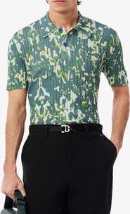 Lacoste Print Rib Polo