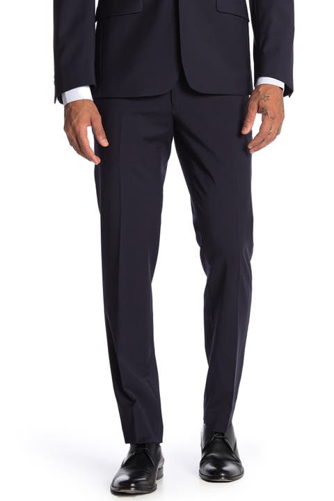 Plain Navy Skinny Fit Suit Separate Pants