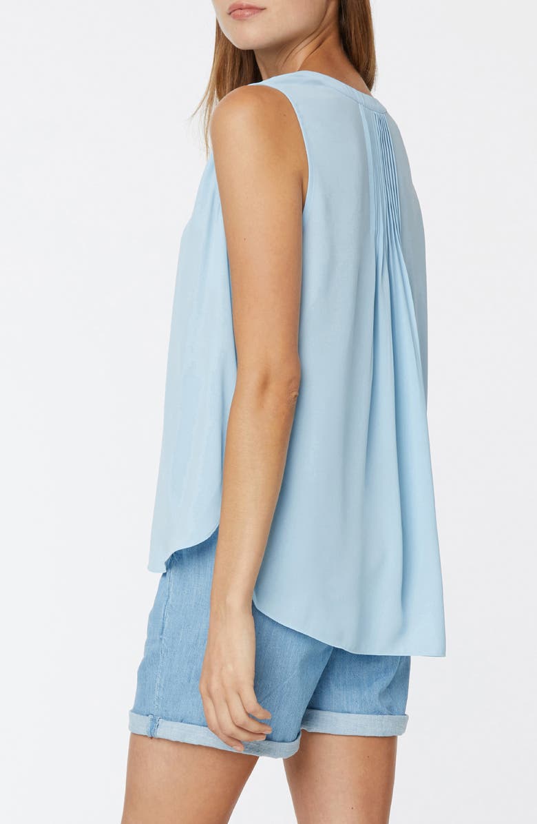 NYDJ Pintuck Detail Sleeveless Blouse, Alternate, color,