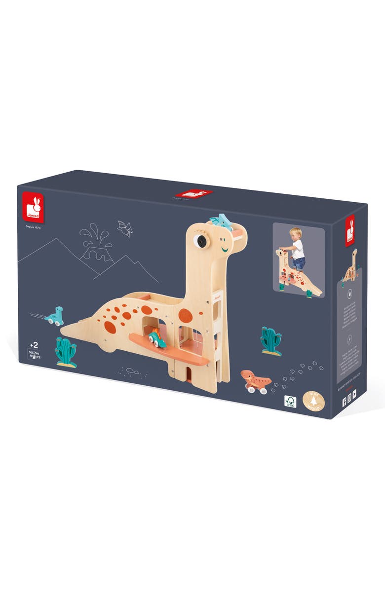 Janod Dino Garage Playset, Alternate, color, 