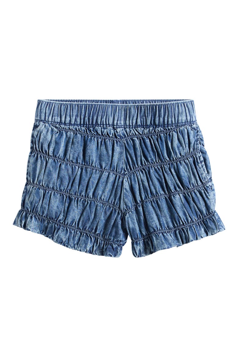 Kids' Smocked Chambray Shorts, Main, color, CHAMBRAY