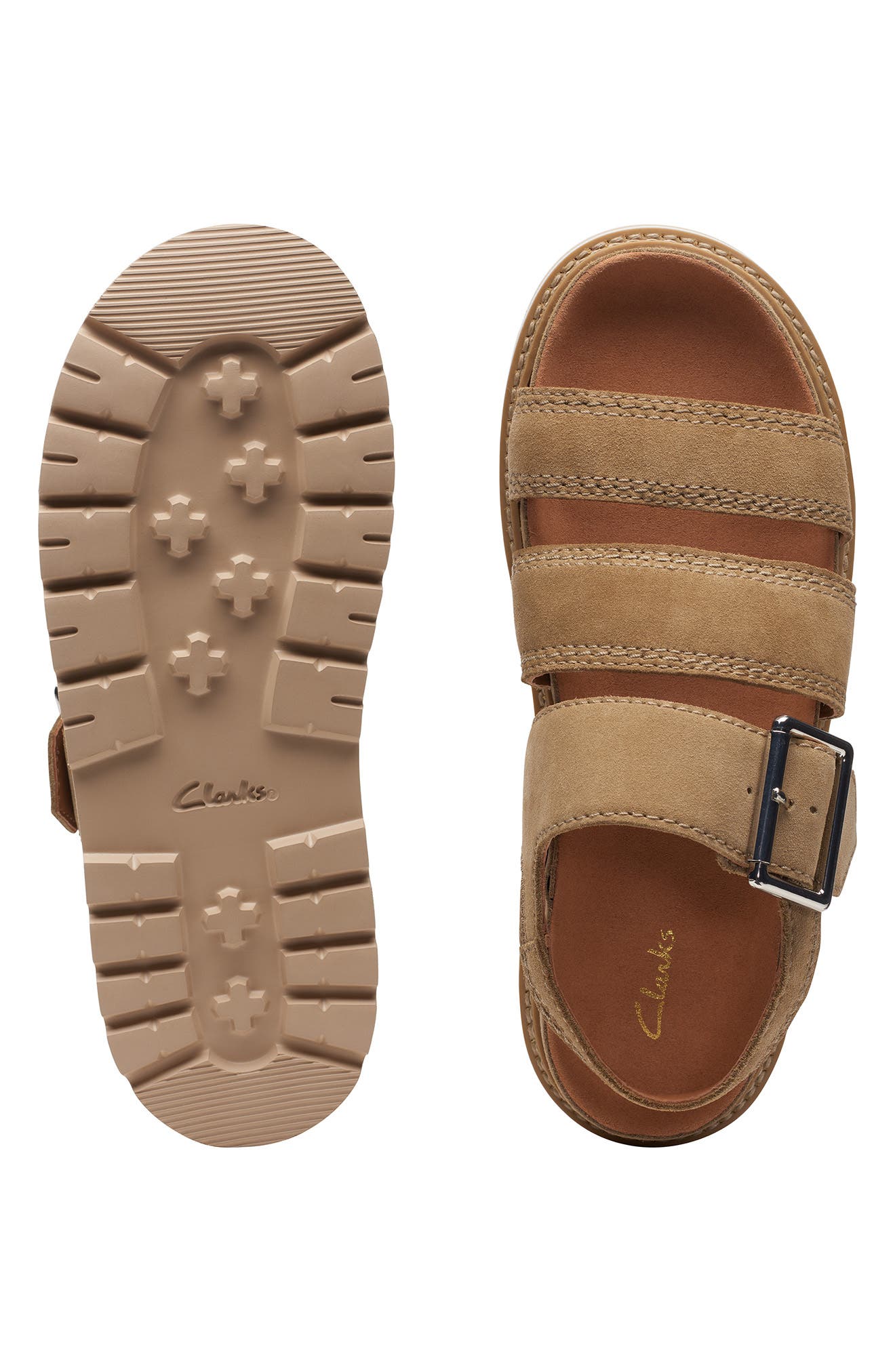 Clarks<sup>®</sup> Orianna Over Platform Sandal, Alternate, color, 