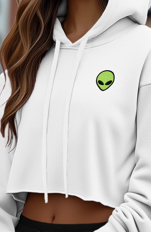 DALIX DALIX ALIEN CROPPED FLEECE HOODIE 