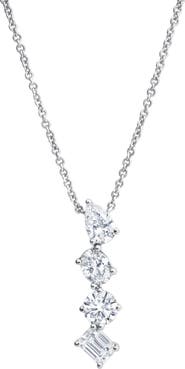 LuvMyJewelry Nerisse 14K Gold Lab Grown Diamond Necklace - 1.5 Ct