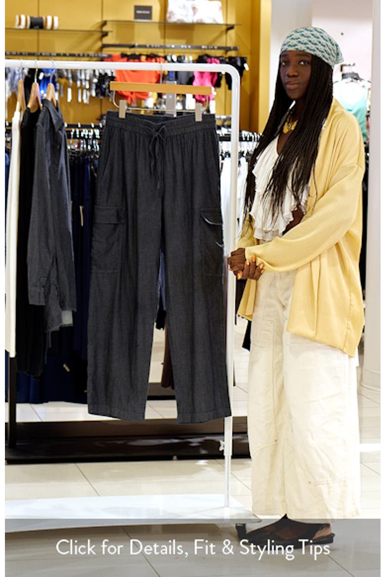 Straight Leg Organic Cotton Cargo Pants video