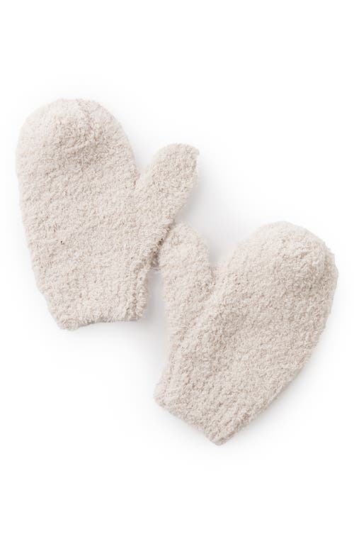 7 A.m. Enfant Fuzzy Knit Mittens In Sand