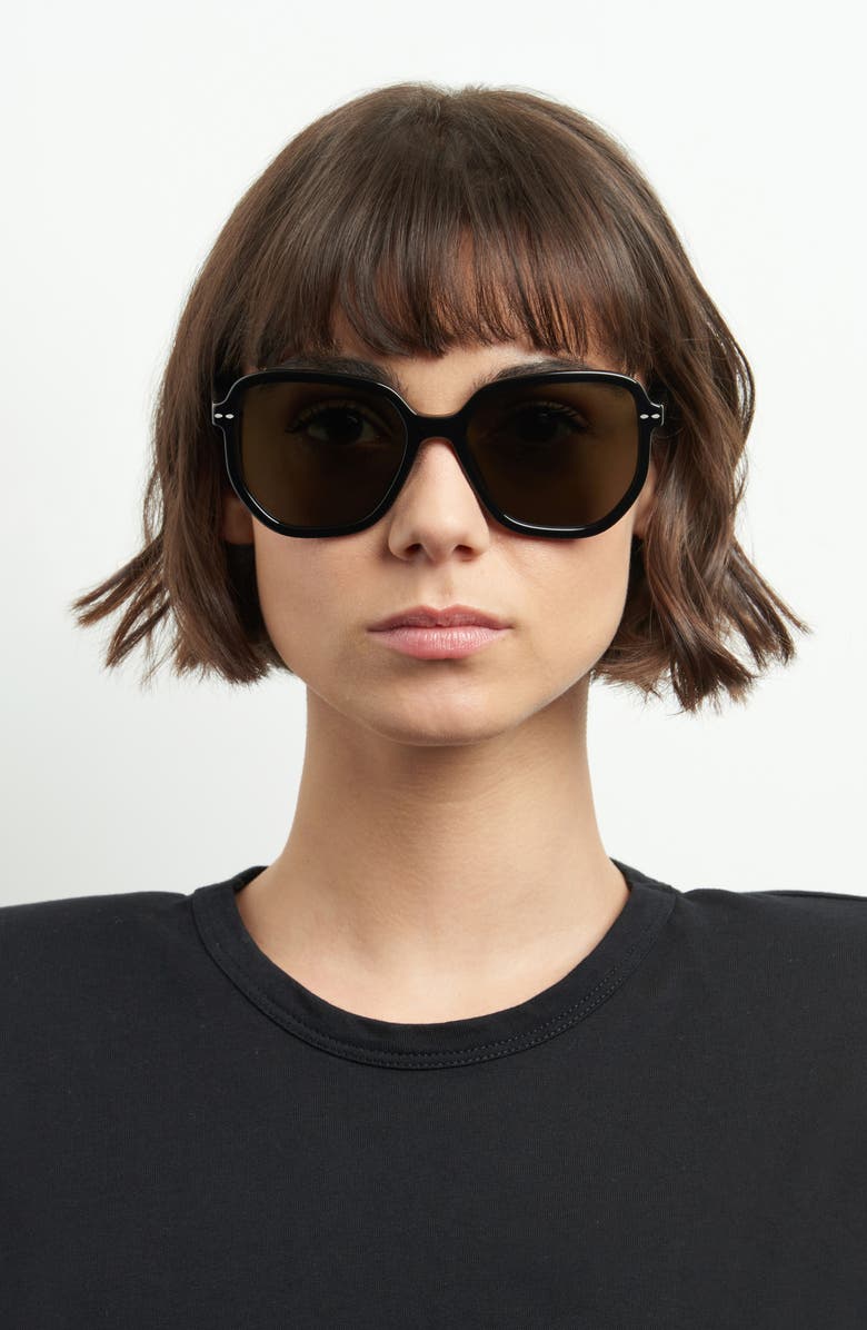 Isabel Marant 52mm Round Sunglasses, Alternate, color, 0807-Ir