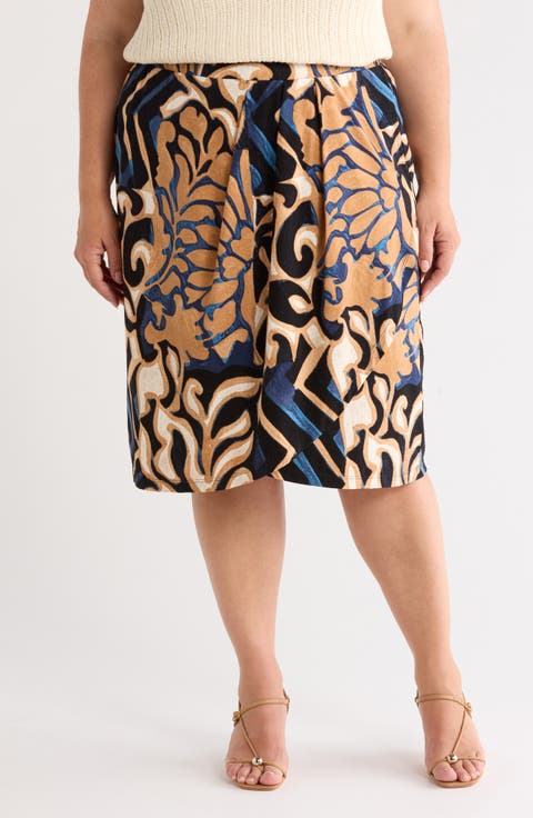 Deco Blooms Knit Skirt