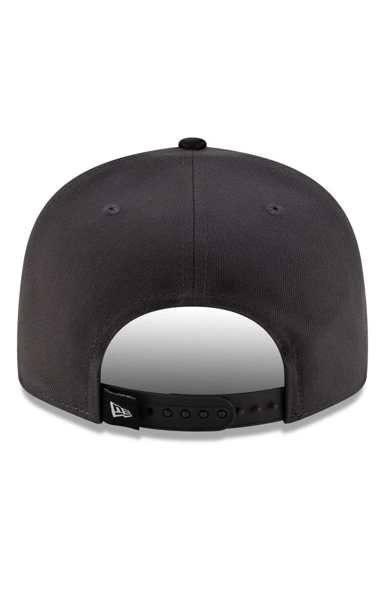 New Era Men's New Era Charcoal/Black Indiana Pacers 2025 Eastern Conference Champions Locker Room 9FIFTY Snapback Hat, Alternate, color, 