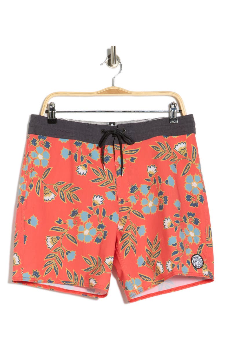 Psyche Swim Trunks, Alternate, color, CHILI RED