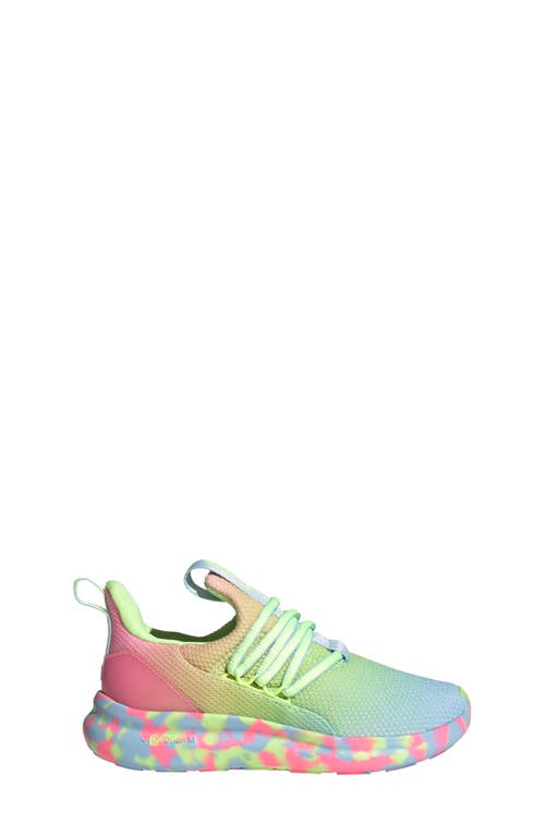 Adidas Originals Adidas Kids' Lite Racer Adapt 7.0 Slip-on Sneaker In Clear Sky/yellow/beam Pink