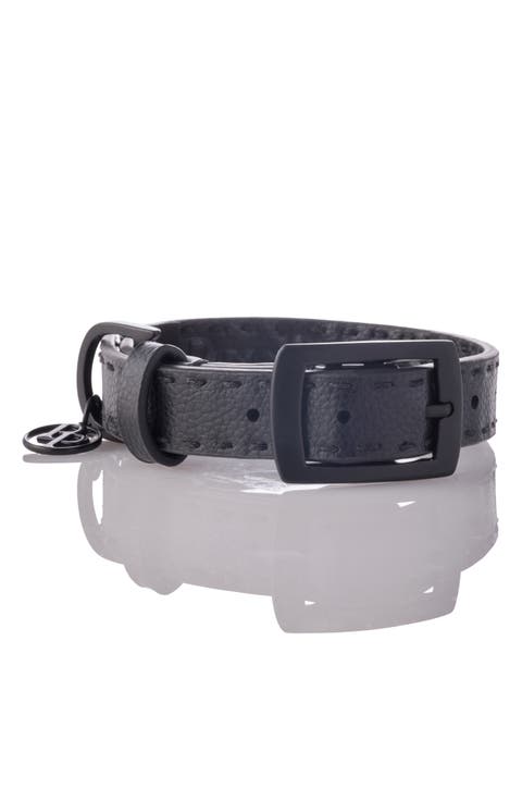 Rein Faux Leather Dog Collar
