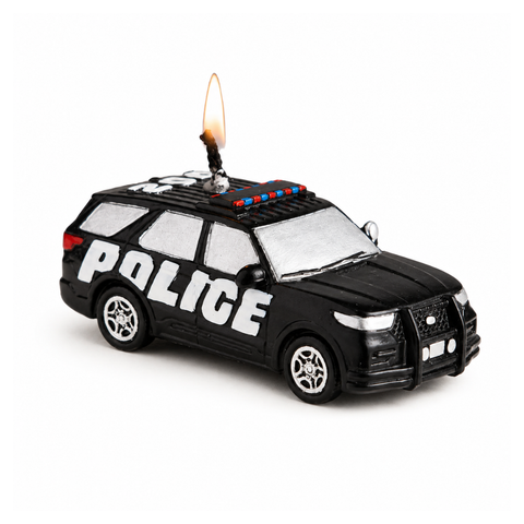 Police Car Candle