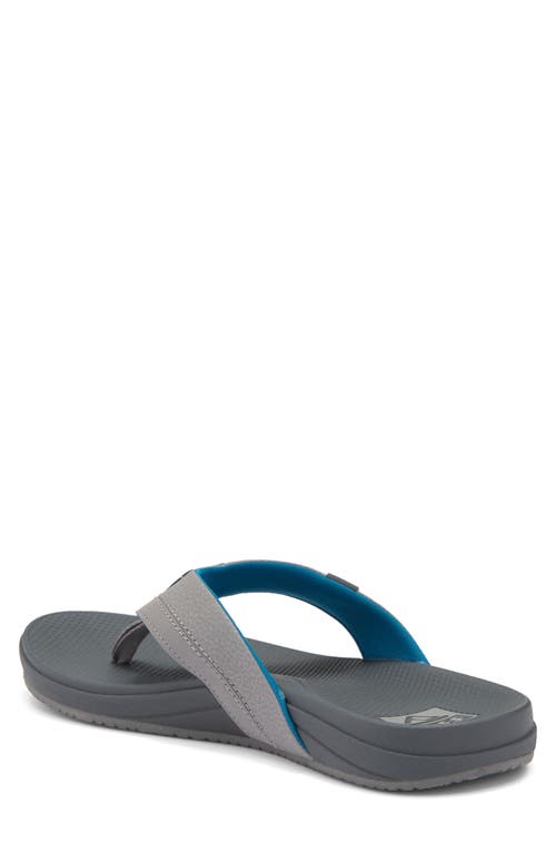 Reef Cushion Spring 2.0 Flip Flop In Grey/blue