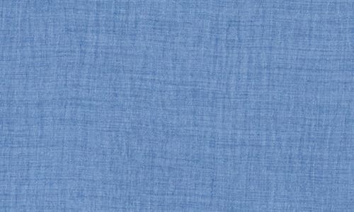 Max Studio Textured Collared Shirt In Blue