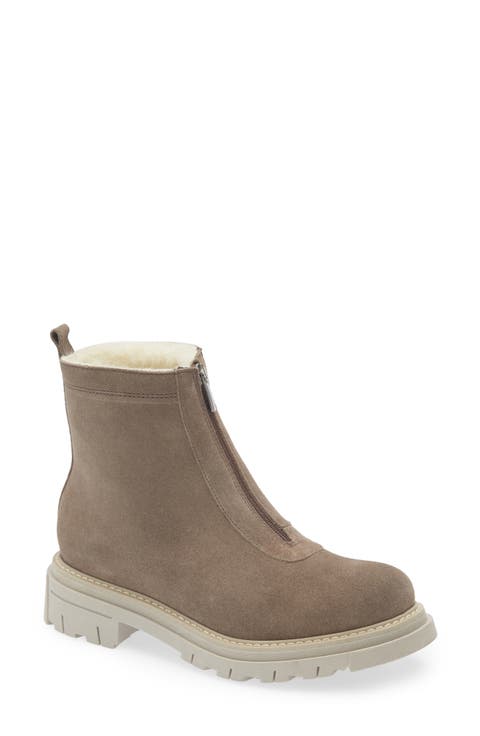 Deon Genuine Shearling Waterproof Bootie (Women)