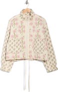 BLANKNYC Bloom Bash Quilted Bomber Jacket