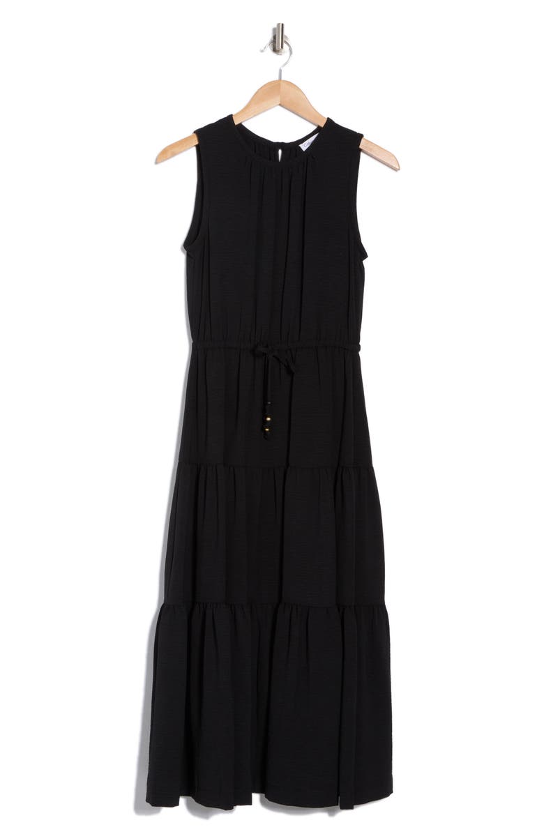 linen dresses knee length Linen Dress with Pockets main image 1