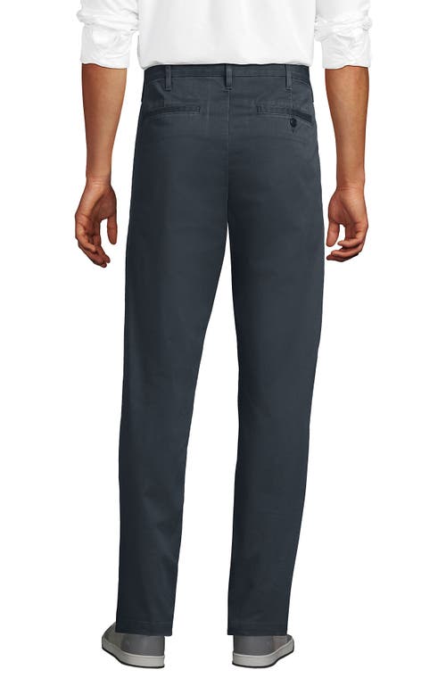 Lands' End Travel Kit Comfort Waist Classic Fit Chino Pant In Blue
