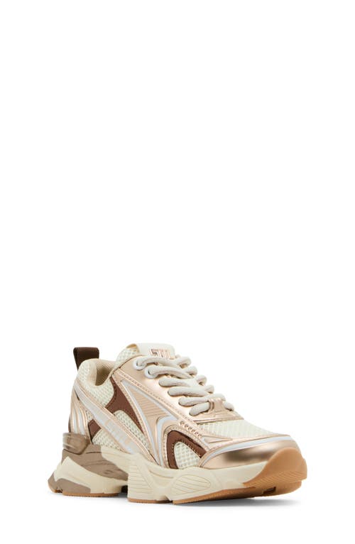 Steve Madden Kids' Jsped Sneaker In Gold
