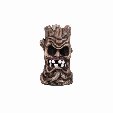 3.54" x 5.91" Decorative Halloween Tree Trunk Figurine