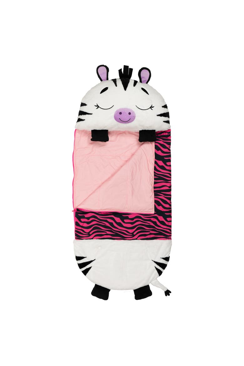 Pillow & Sleepy Sack Large Zinnia Zebra, Main, color, Multicolored