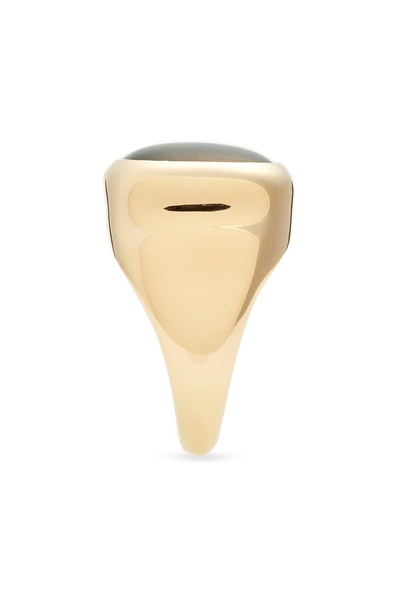 Umbo Square Statement Ring, Alternate, color, FOREST