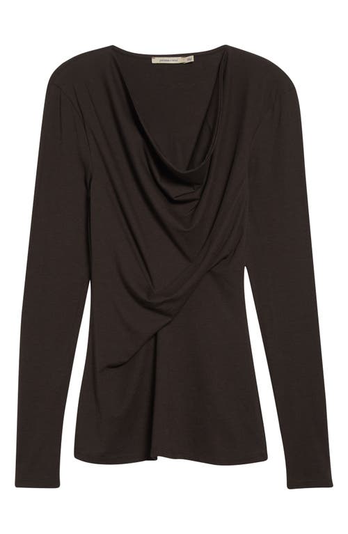Paloma Wool Junco Cowl Neck Top In Brown