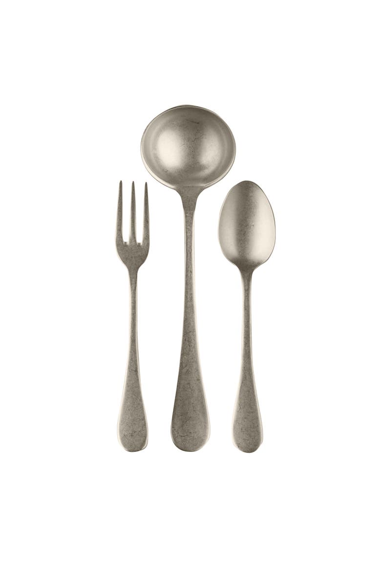 Vintage Serving Set - 3 Pieces, Main, color, Champagne