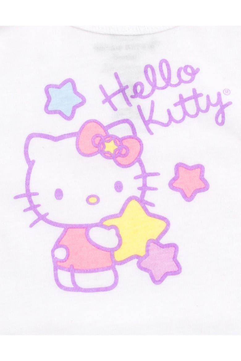2-Piece Bodysuit and Hat Set, Alternate, color, Hello Kitty White
