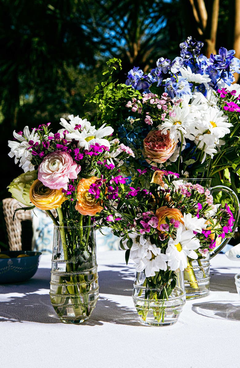 Juliska Amalia Acrylic Set of 4 Small Tumblers, Alternate, color, Clear