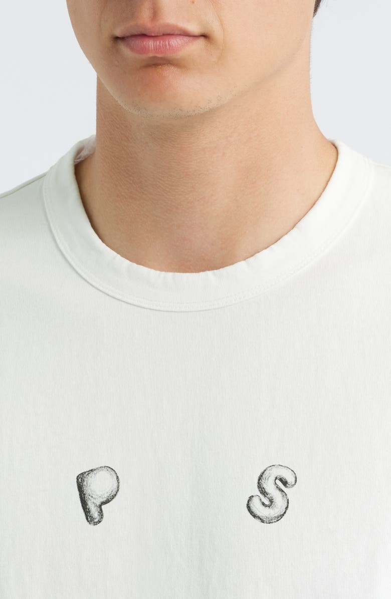 PS Paul Smith Happy Print Cotton Graphic T-Shirt, Alternate, color, Off White