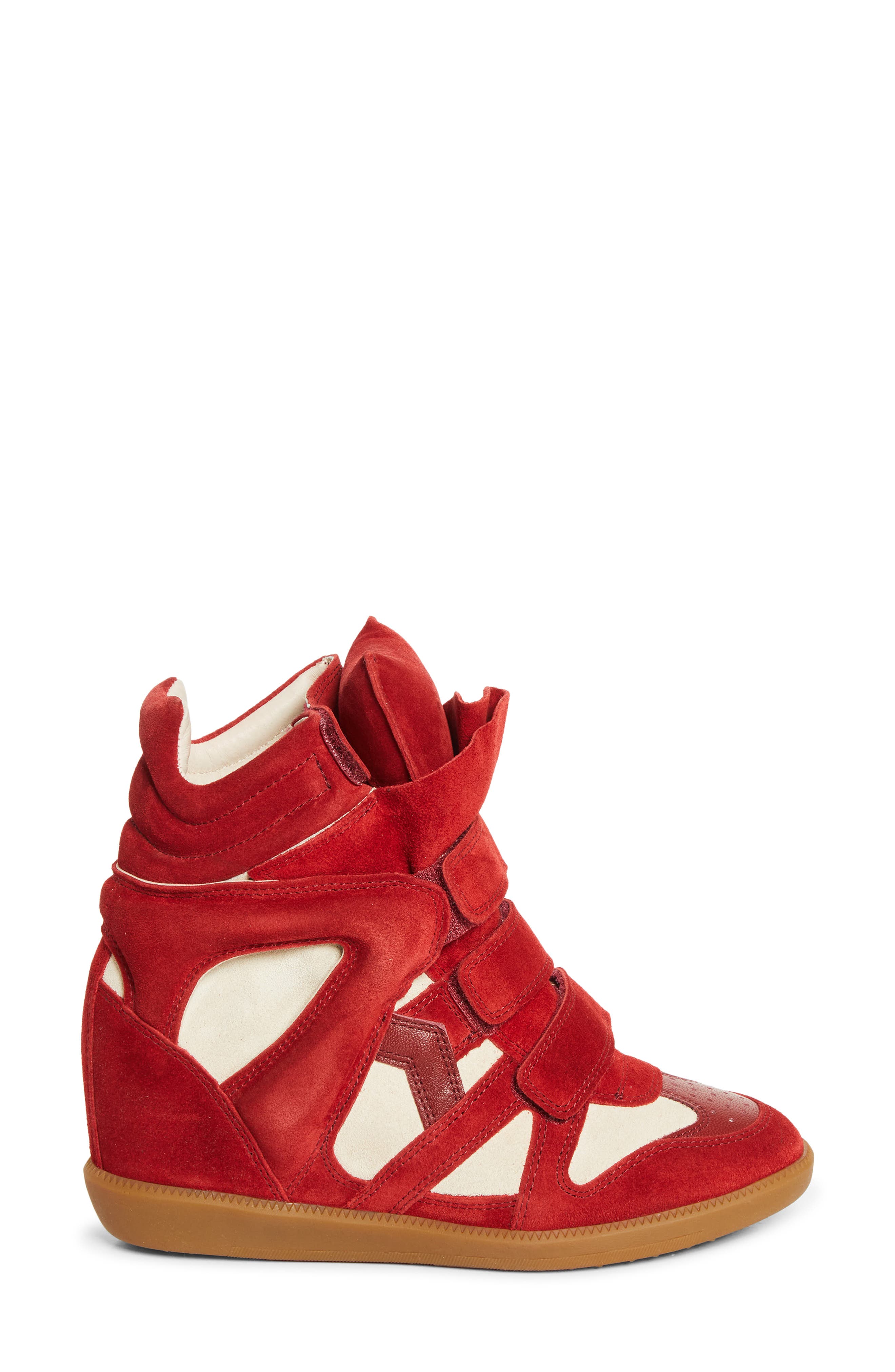 Isabel Marant Bekett Hidden Wedge High Top Sneaker, Alternate, color, 