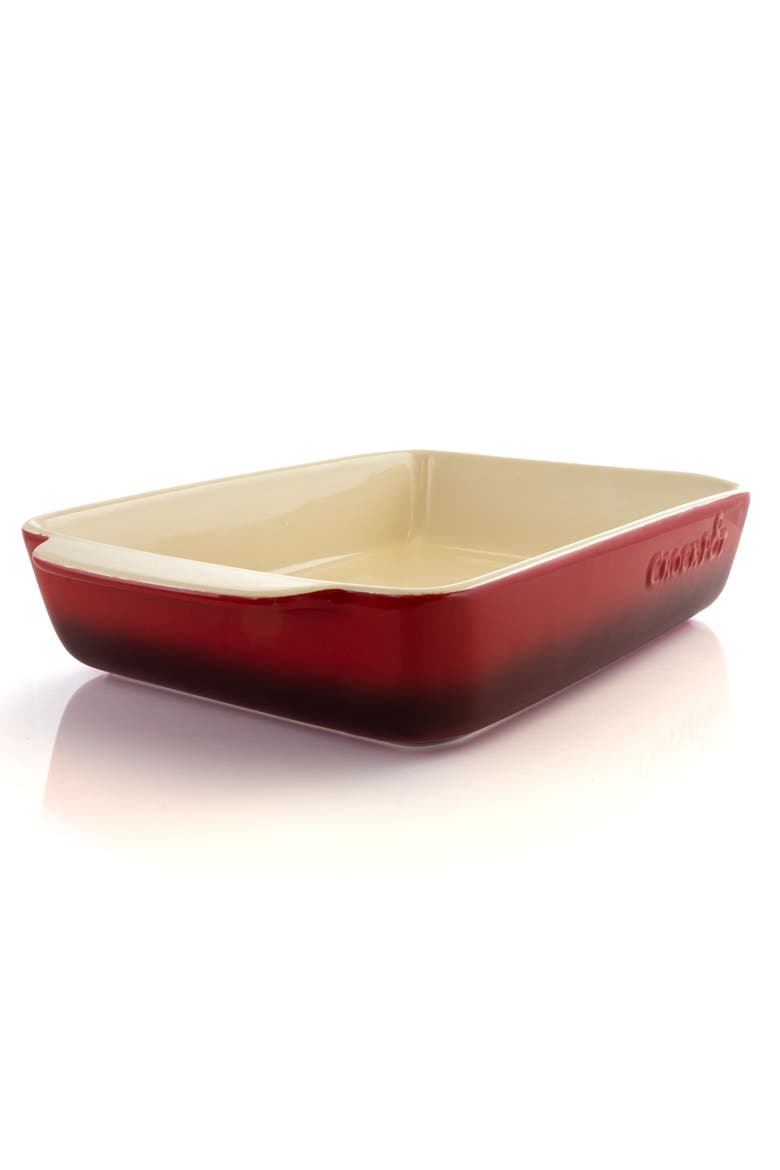 5.6 Quart Stoneware Bake Pan, Alternate, color, Red