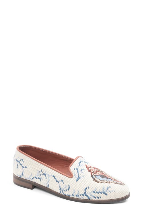 Bypaige Needlepoint Loafer In Tan