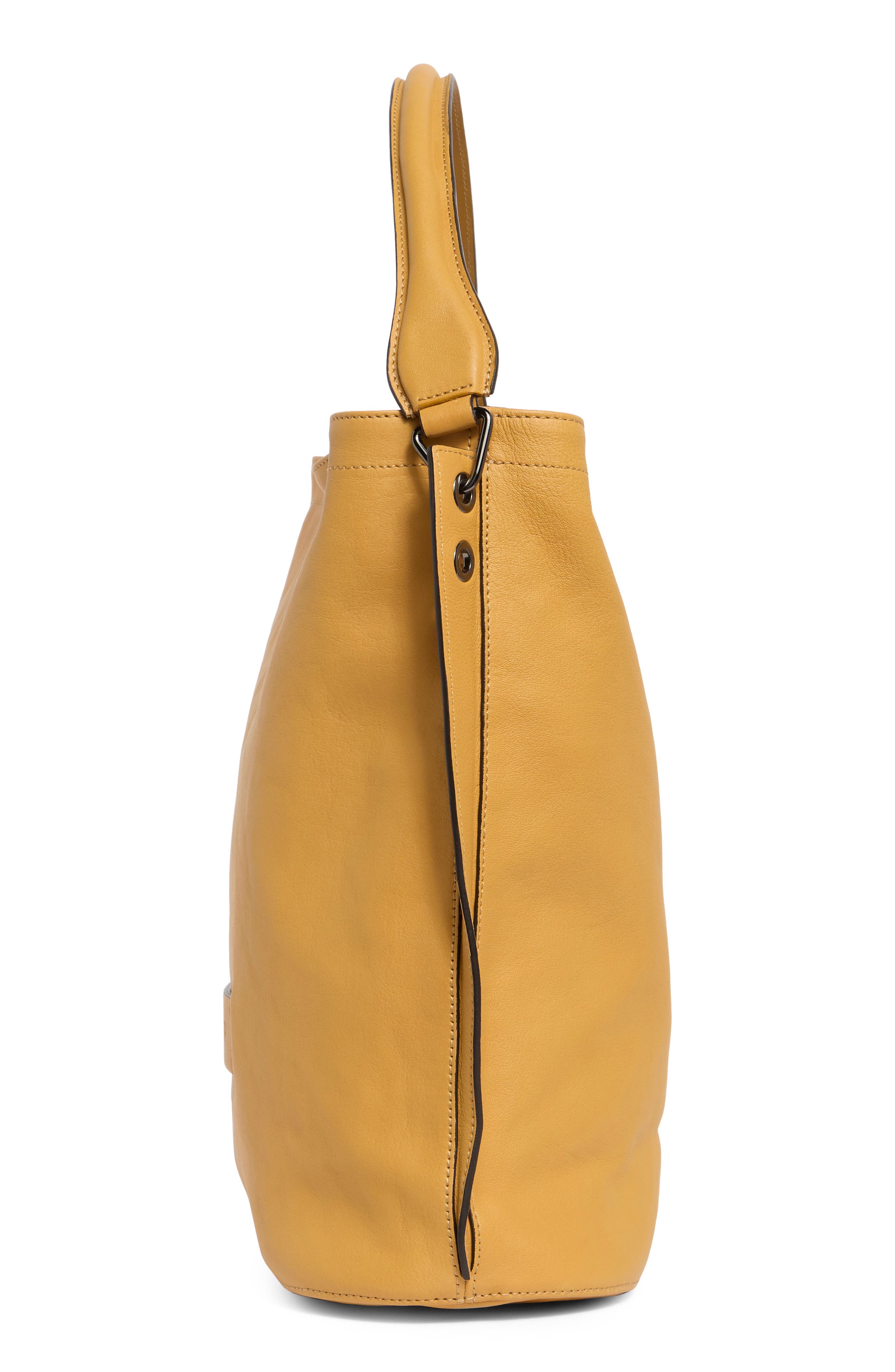 Longchamp Zip Hobo Bag, Alternate, color, Fawn