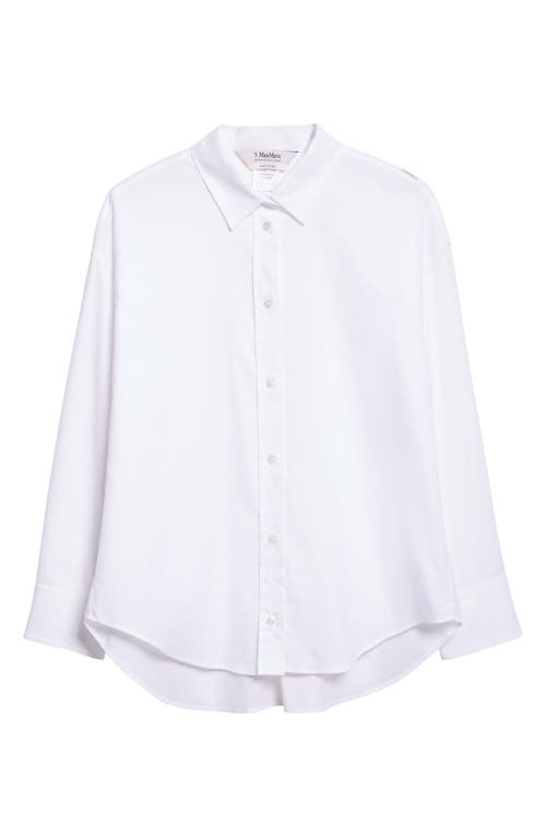 Max Mara Adele Button-up Shirt In White