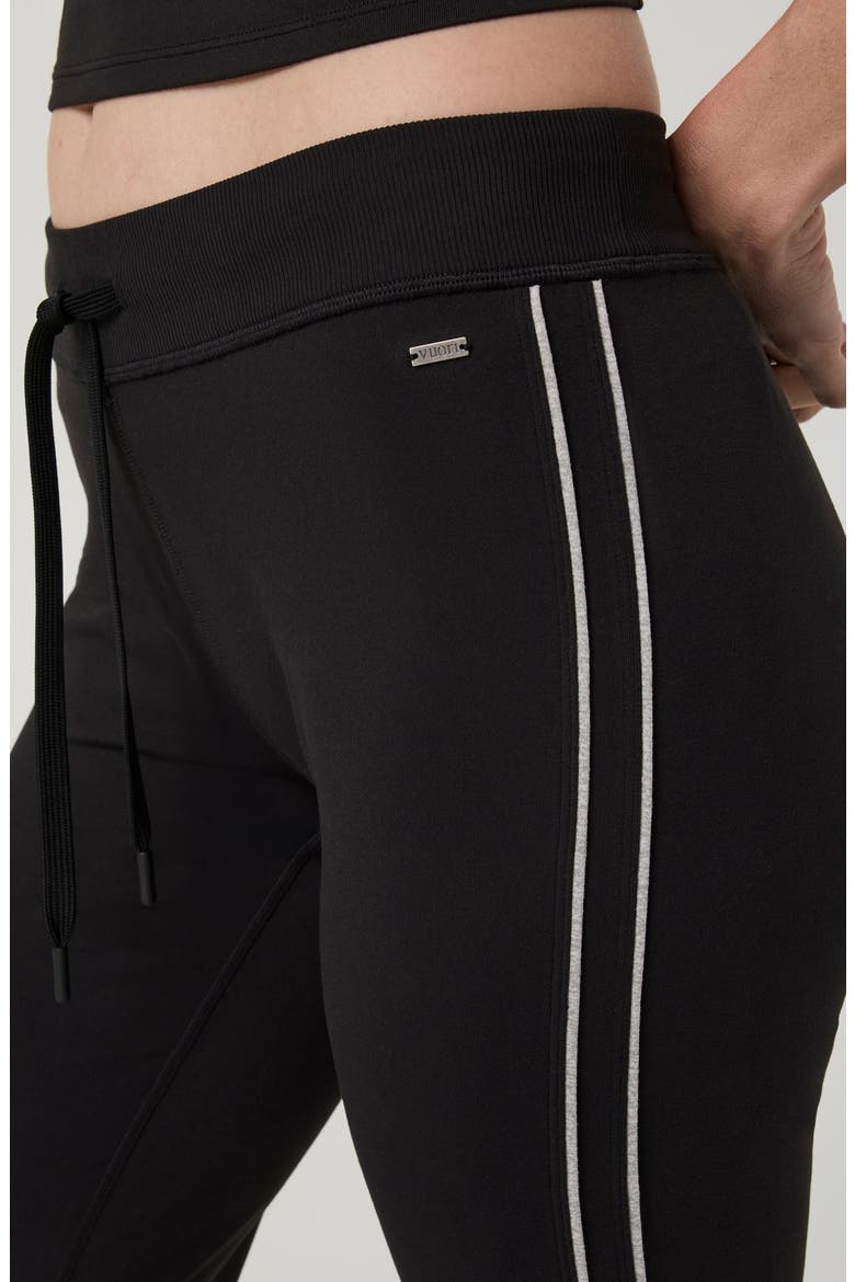 Halo Slim Flare Retro Pants, Alternate, color, SOLID BLACK