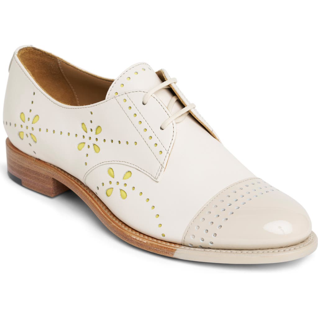 The Office Of Angela Scott Mr. Ava Cap Toe Derby In Limoncello