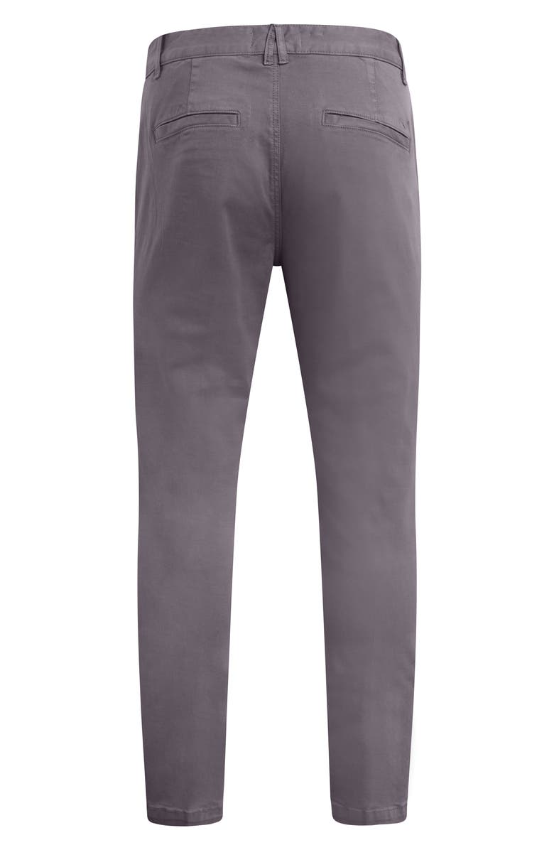 Hudson Jeans Classic Slim Straight Leg Stretch Chinos, Alternate, color, Metal