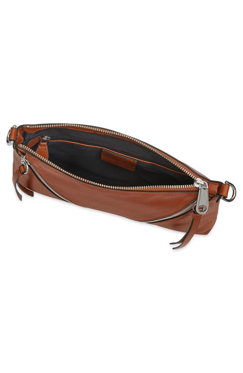 Rebecca Minkoff Kit Leather Crossbody Bag In Brown