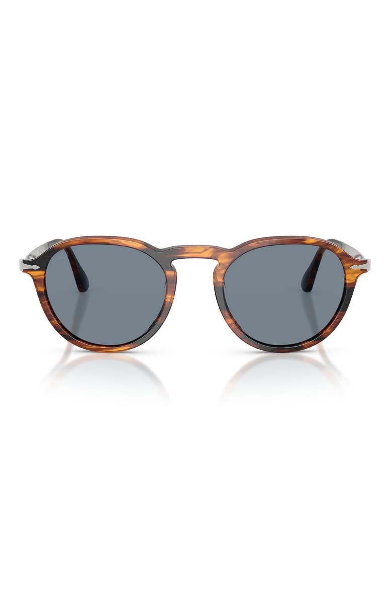 54mm Phantos Sunglasses, Main, color, STRIPED BLACK / BROWN