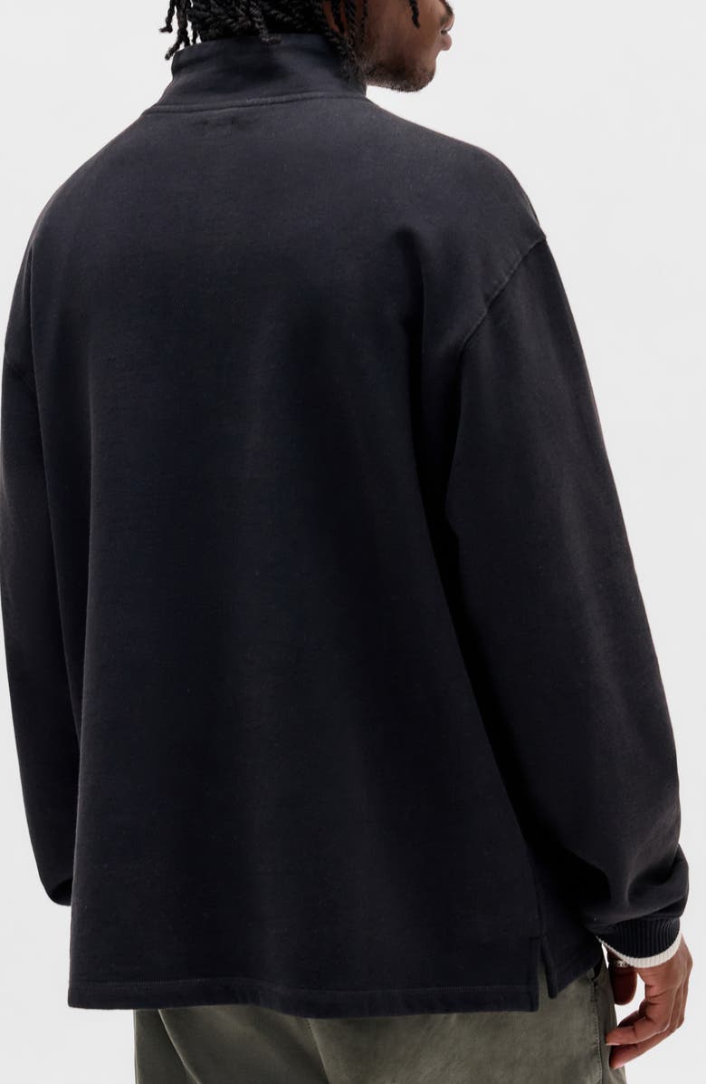 BDG Urban Outfitters Dust Quarter Zip Cotton Sweatshirt, Alternate, color, 