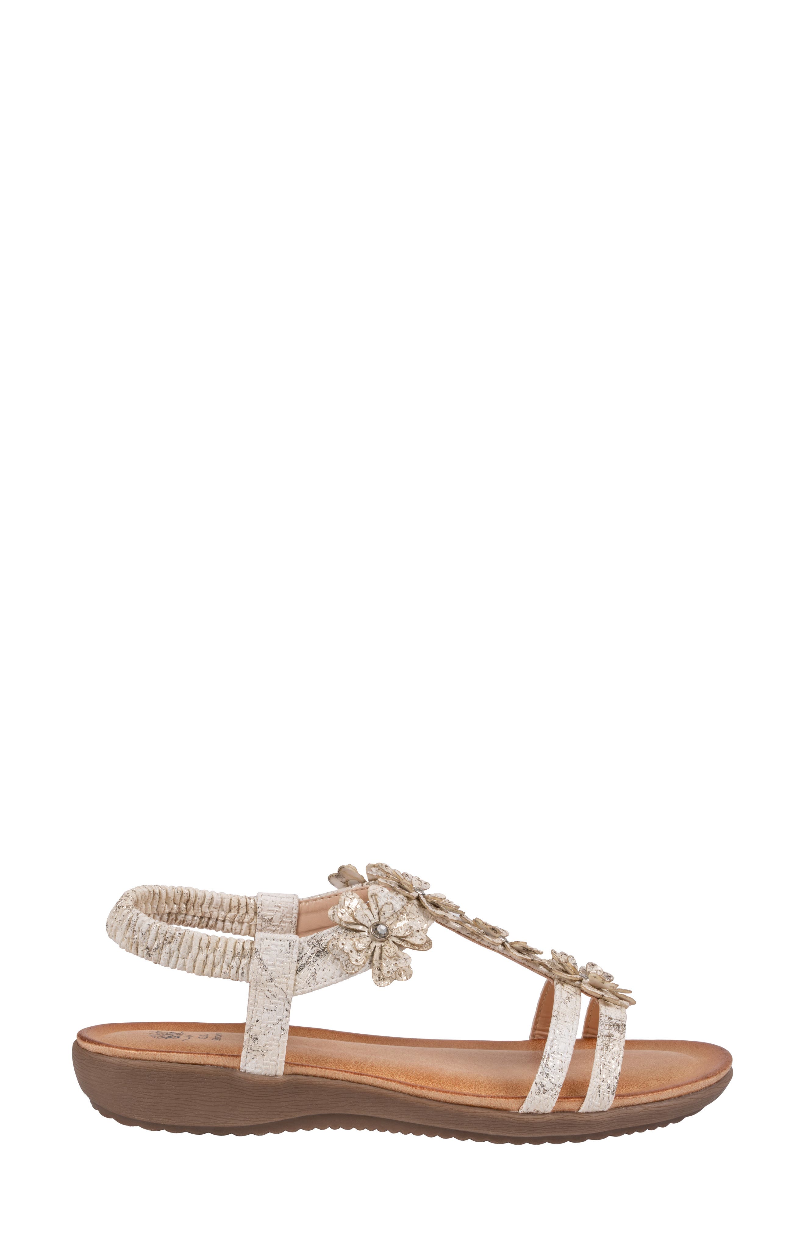 Lily Floral Slingback Sandal, Alternate, color, NATURAL