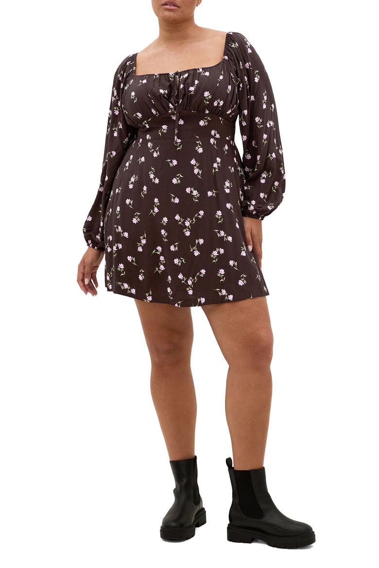 Aire Minidress, Main, color, STRAWBERRY FIELDS