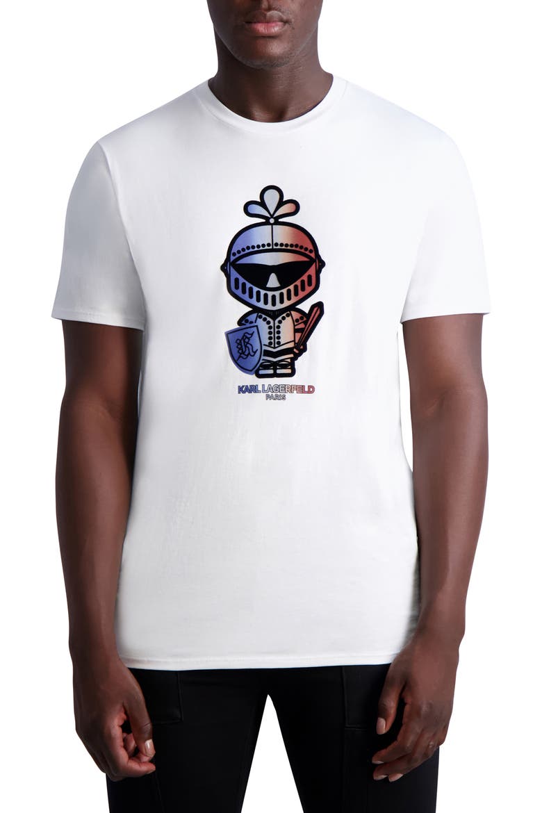 Armor Karl Degrade Graphic T-Shirt, Main, color, WHITE