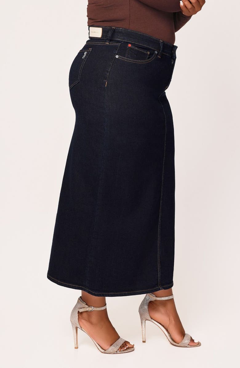 SLINK Jeans Denim Maxi Skirt, Alternate, color, Ava