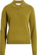 Nordstrom Cashmere Polo Sweater